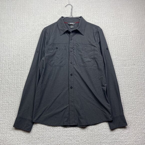 Outdoor Research Shirt Mens S Gray Wayward Long Sleeve Light Hiking Stretch OR - Picture 1 of 14